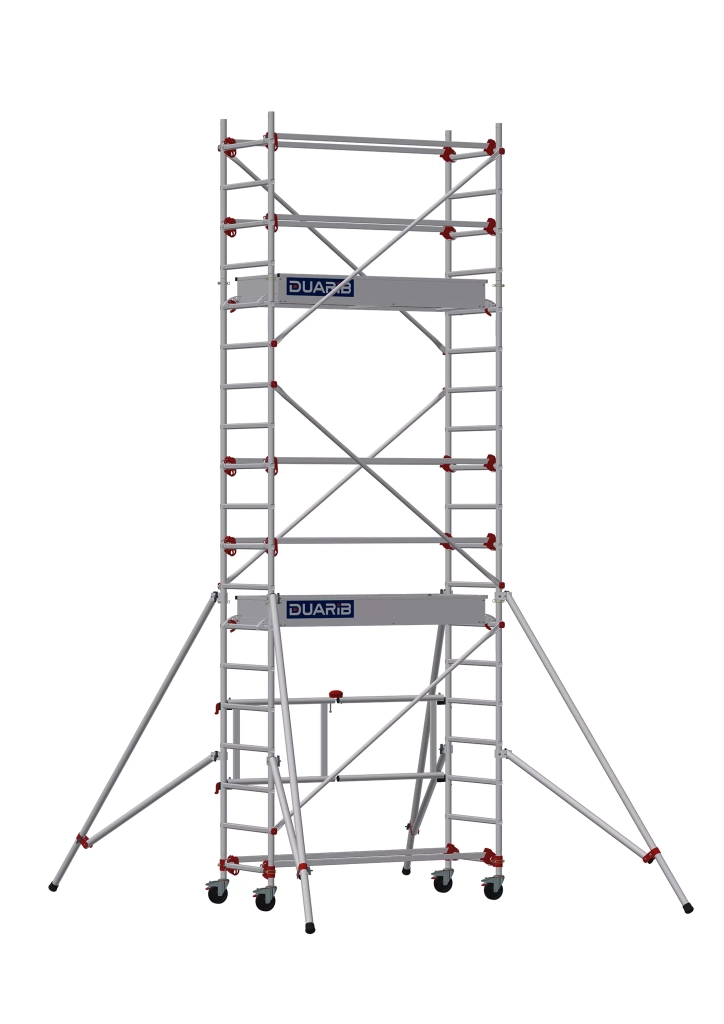Echafaudage roulant Altitude Alu 165 Base Pliante hauteur plancher 3m80