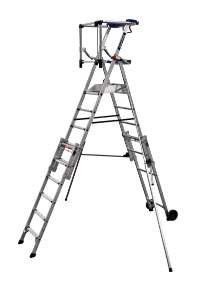 Plate-forme individuelle roulante télescopique XT9 Perform 6 à 9 marches - hauteur travail de 3m55 à 4m30