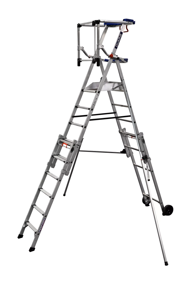 Plate-forme individuelle roulante télescopique XT9 Perform 6 à 9 marches - hauteur travail de 3m55 à 4m30