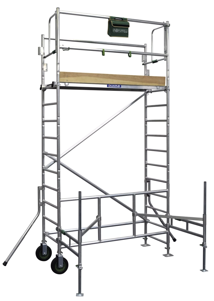 Echafaudage roulant Naturoll - hauteur de taille 3.75 m