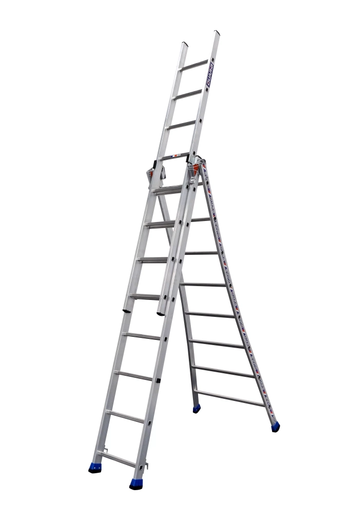 Echelle transformable T3 3x8 barreaux autostable aérienne