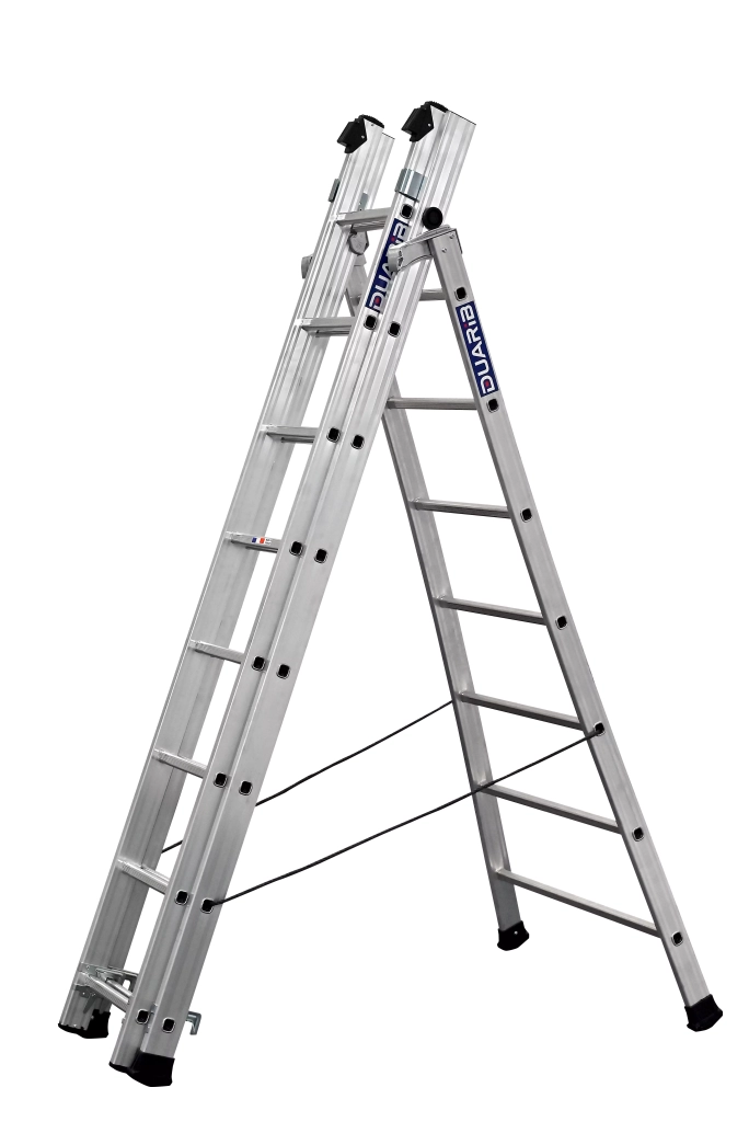Echelle transformable 3 plans TRS3 7+2x8 barreaux autostable