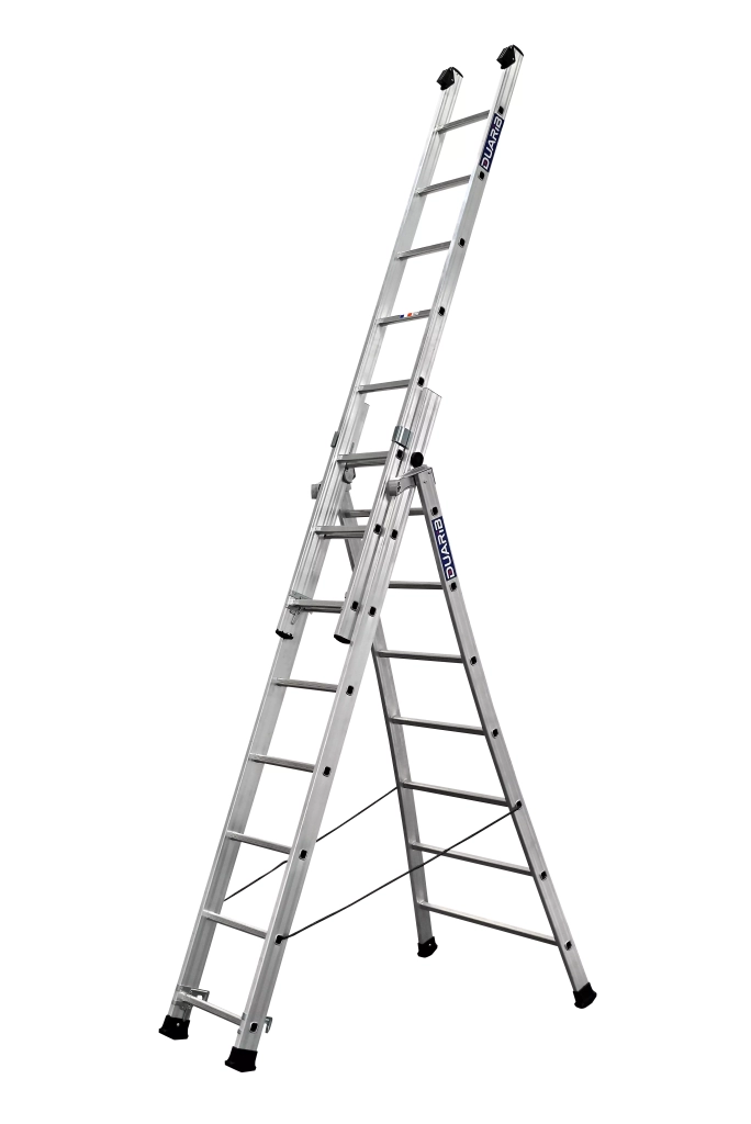 Echelle transformable 3 plans TRS3 7+2x8 barreaux autostable aérienne