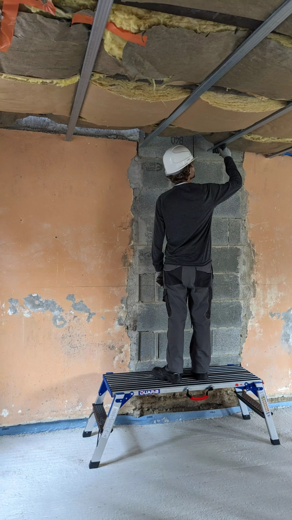 Marchepied Twin Step Accès pour isolation plafond
