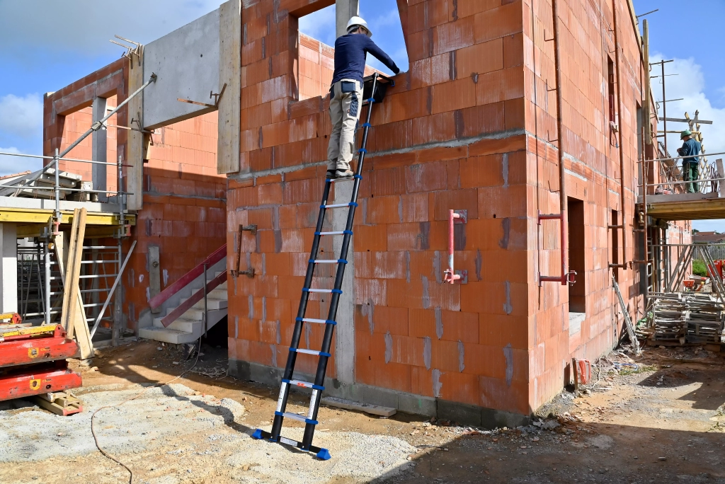 Echelle télescopique Space Bamboo accès chantier