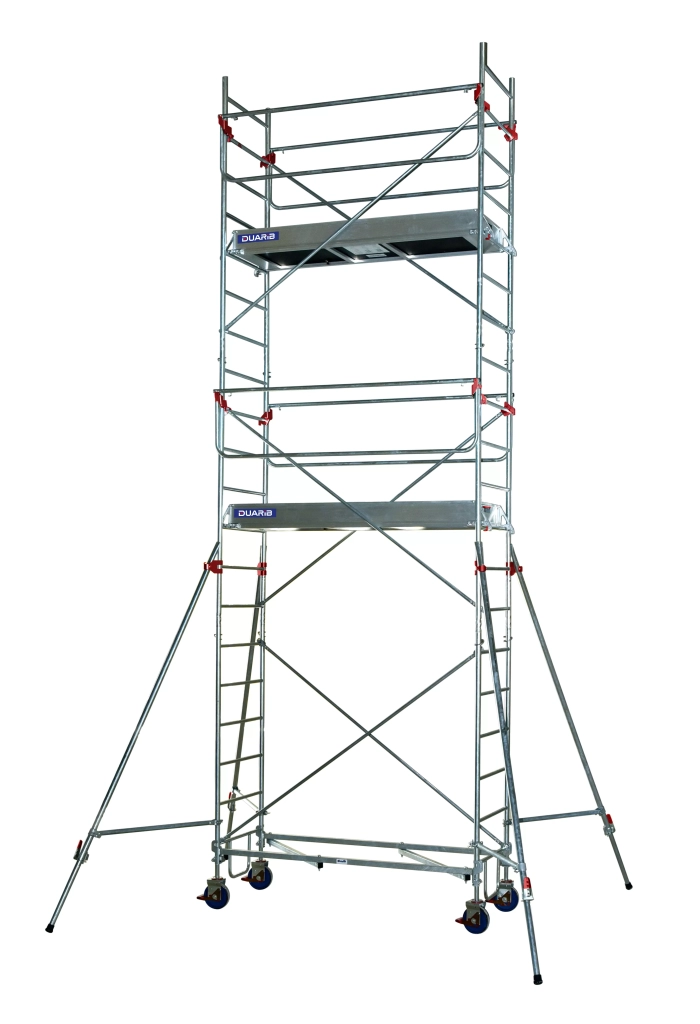 Echafaudage roulant acier Rollstar 205 Hauteur plancher 5m