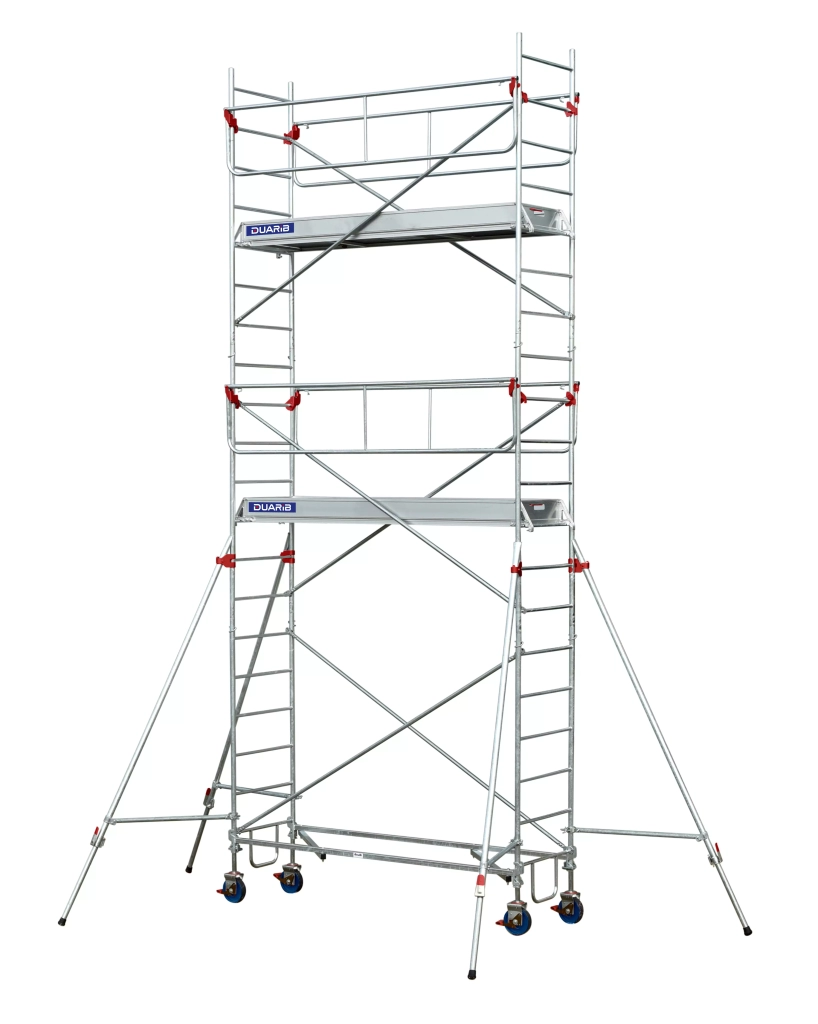 Echafaudage roulant acier Rollstar 205 Hauteur plancher 5m