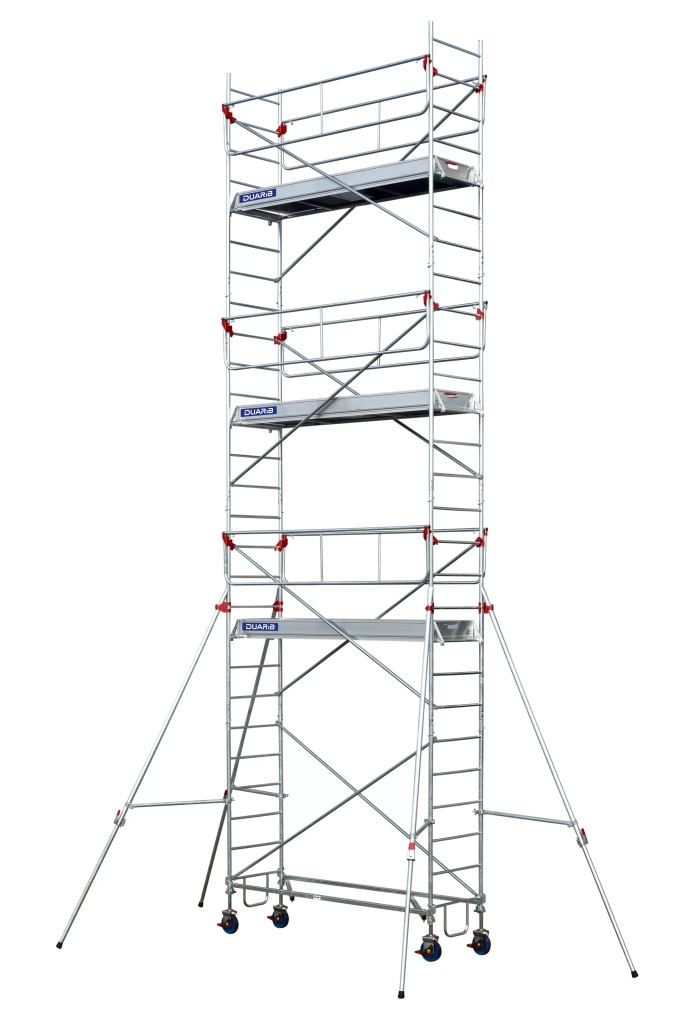 Echafaudage roulant acier Rollstar 295 Hauteur plancher 7m10